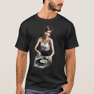 Djガール Tシャツ