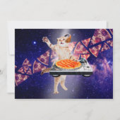 DJキャットターンテーブルミキサー 招待状 (裏面)