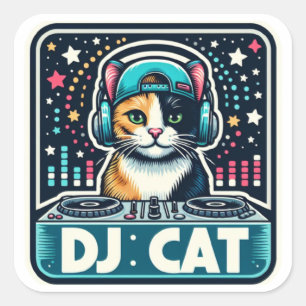 DJキャット スクエアシール