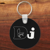 DJキーチェーン キーホルダー (正面)