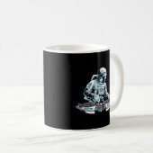 DjギアセットターンテーブルVinyl Astrout Disk Jockey コーヒーマグカップ (正面右)