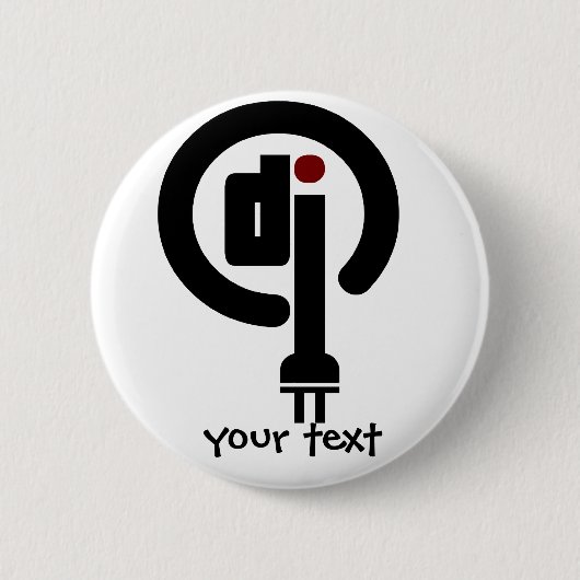 DJギフト 缶バッジ (正面)