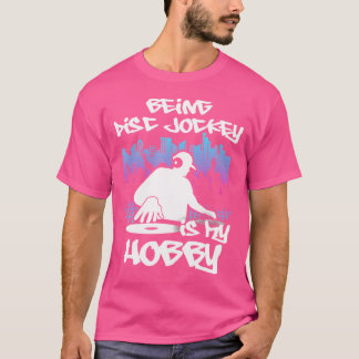 DjギフトforディスクジョッキーElectro ClubビートSynthe Tシャツ