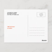 DJクラブ音楽の高揚はがき ポストカード (裏面)