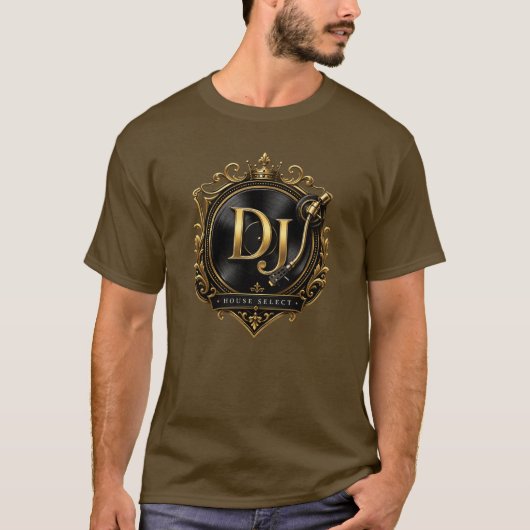 DJクレストグラフィックTシャツ Tシャツ (正面)