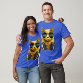 DJクールキャット子猫Sunglasses for Cat Tシャツ (ユニセックス)