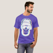 DJクールギアMonkey DJ Tシャ男性へツ Tシャツ (正面フル)