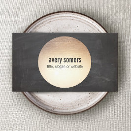 DJクールモダン金ゴールド 名刺