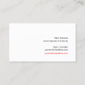 DJクール金ゴールドヘッドフォンRed Music 名刺 (裏面)