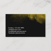 DJクール金ゴールドPowderパーティー音楽 名刺 (裏面)