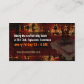 Djグランジターンテーブル名刺 名刺 (裏面)