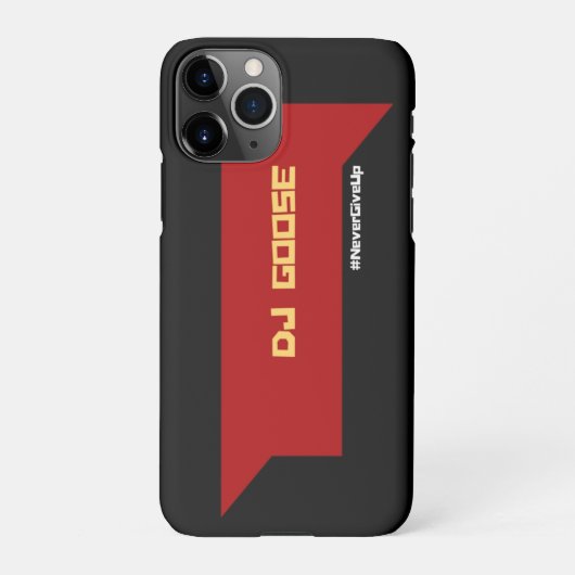 DJグースケース iPhoneケース (裏面)
