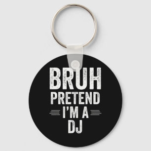 DjコスチュームHalloween Bruh Furt I'm A Dj おもしろい キーホルダー