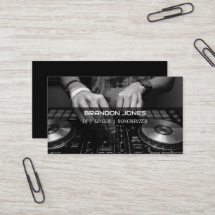 DJコンソールのカスタムプロフェッショナル 名刺