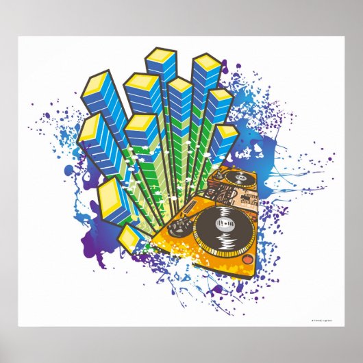 DJコントロールパネル ポスター (正面)