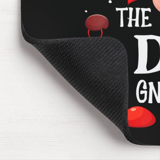 DJゴノーム家族用クリスマスゴノームパジャマ マウスパッド (コーナー)