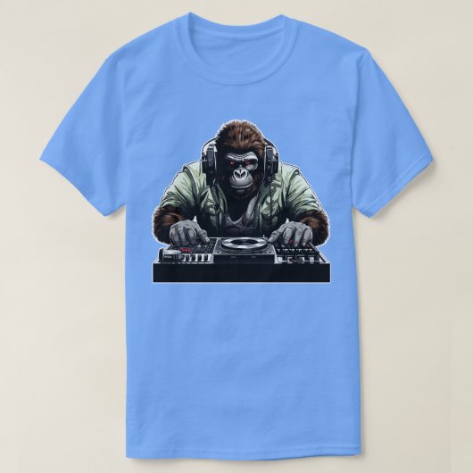 DJゴリラ Tシャツ (デザイン正面)