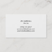 DJゴールデンミュージックヘッドフォン(白) 名刺 (裏面)