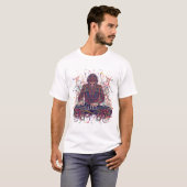 DJサウンドウェーブタペストリーTシャツ Tシャツ (正面フル)
