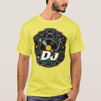 DJサウンドシステム グラフィックTシャツ Tシャツ