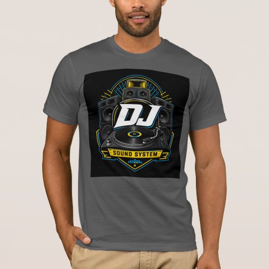 DJサウンドシステムTシャツ Tシャツ (正面)