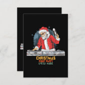 djサンタパーティークラブ 招待状 (正面/裏面)