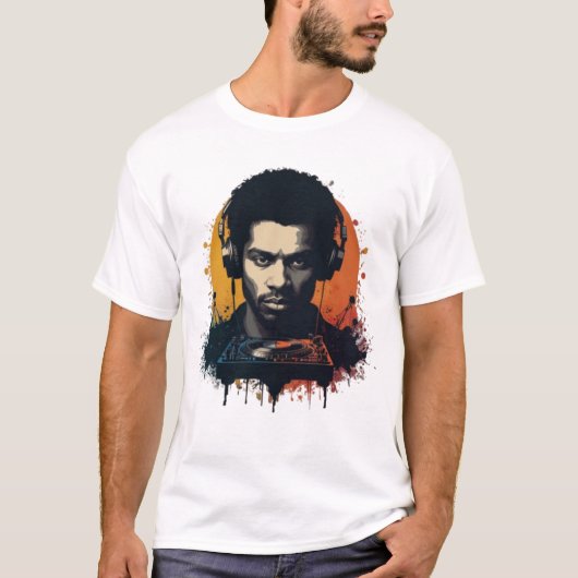 DJシルエット Tシャツ (正面)