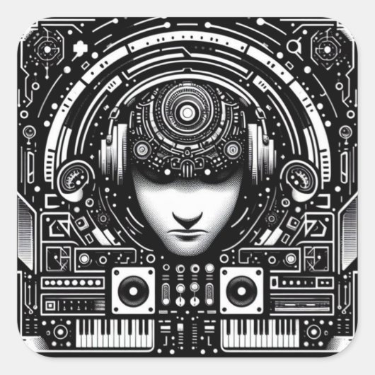 DJシール スクエアシール (正面)