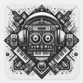 DJシール スクエアシール (正面)