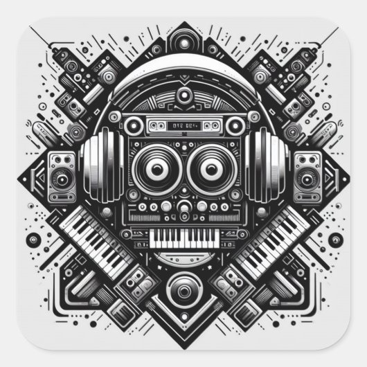 DJシール スクエアシール (正面)