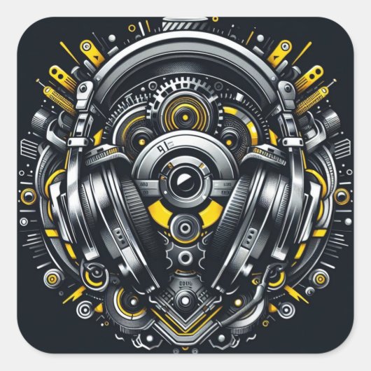 DJシール スクエアシール (正面)