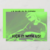 DJジャムセット 招待状 (正面/裏面)