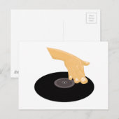 Djスクラッチ ポストカード (正面/裏面)