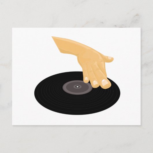 Djスクラッチ ポストカード (正面)