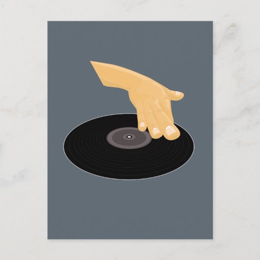 DJスクラッチ ポストカード (正面)