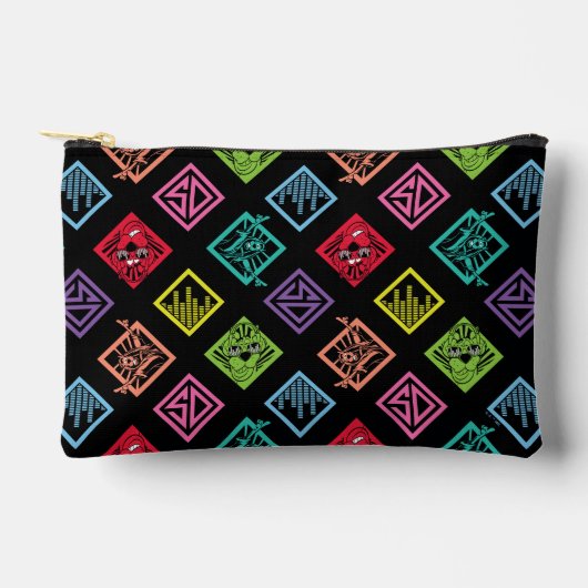 DJスクービードゥーパターン アクセサリーポーチ (正面)