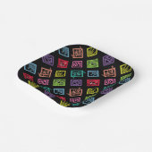 DJスクービードゥーパターン ペーパープレート (傾斜あり)