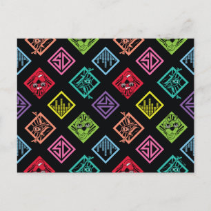 DJスクービードゥーパターン ポストカード