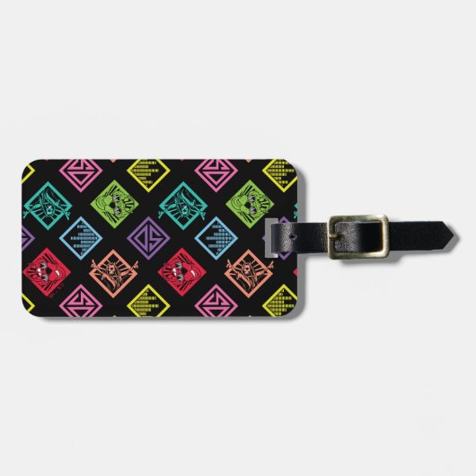 DJスクービードゥーパターン ラゲッジタグ (正面横)