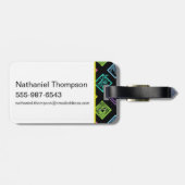 DJスクービードゥーパターン ラゲッジタグ (裏面横)