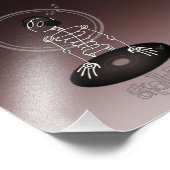 DJスケルトン フォトプリント            (角)