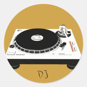 DJスタンプ ラウンドシール