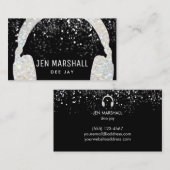 DJスパークフェイクル音楽ヘッドフォン 名刺 (正面/裏面)