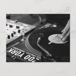 DJスピニングビニル1 ポストカード