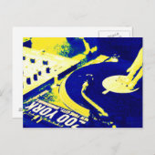 DJスピニングビニル3 ポストカード (正面/裏面)