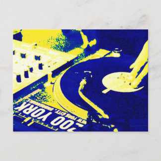 DJスピニングビニル3 ポストカード