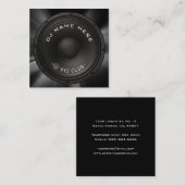 DJスピーカーの名刺 スクエア名刺 (正面/裏面)