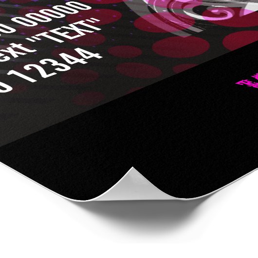 DJスピーカーレイズのプロモーションポスター ポスター (角)