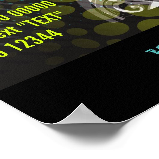 DJスピーカーレイズのプロモーションポスター ポスター (角)