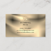 DJセピアデザインヘッドフォン 名刺 (裏面)